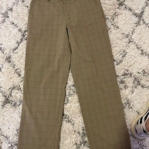 Nike Golf Khaki Plaid Pants